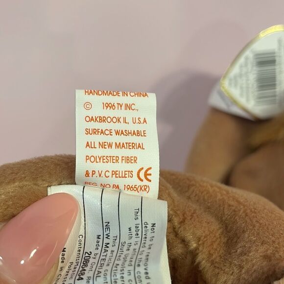 Vintage 1996 Ty Beanie Baby Roary The Lion PVC Pellets NWT Excellent Condition - Picture 10 of 10